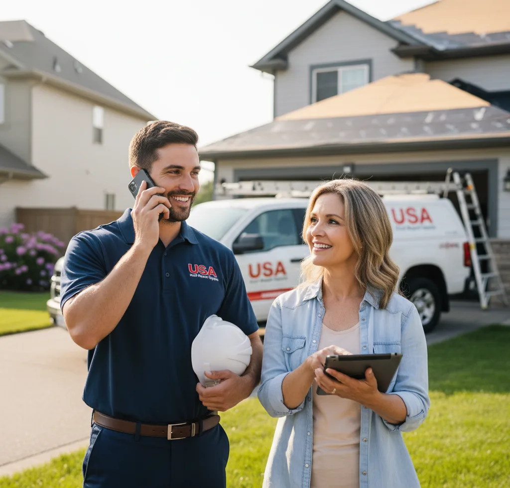 USA Roof Repair Experts customer support in Norridgewock